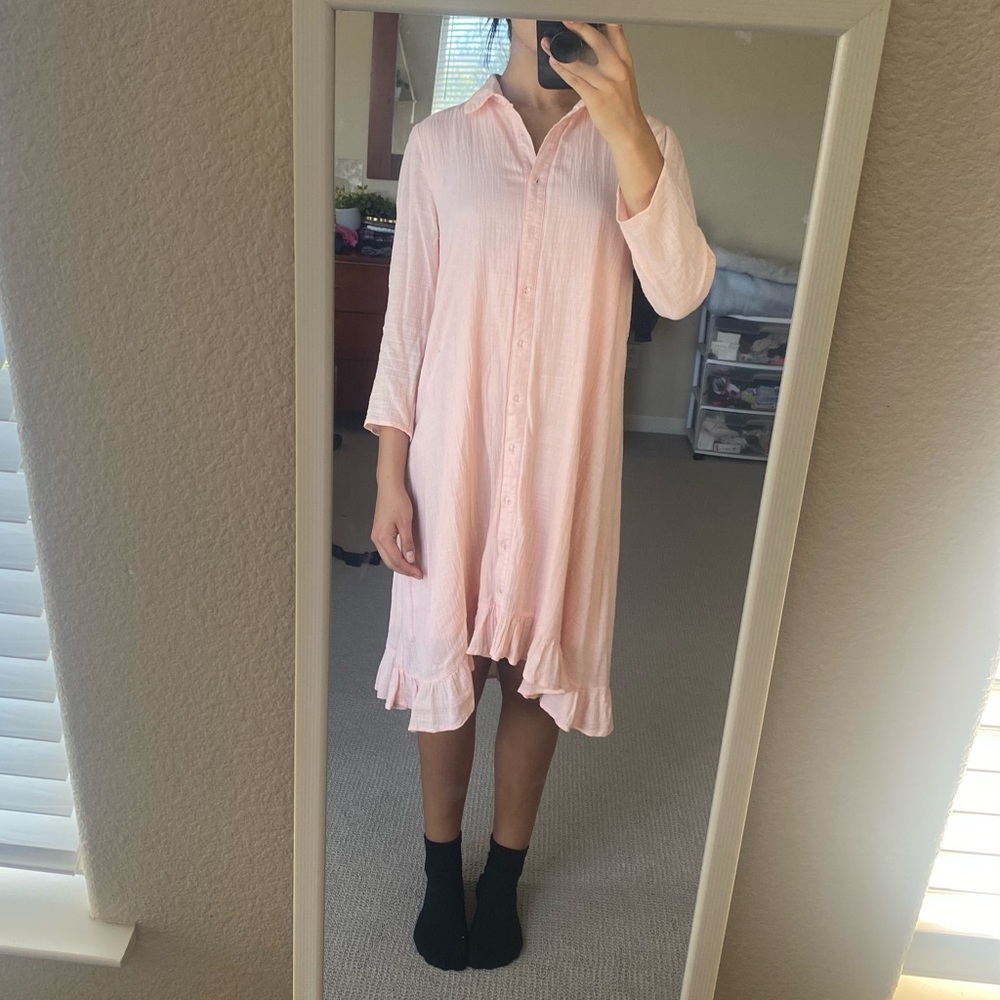 Stevie Hender Collared T Shirt Dress